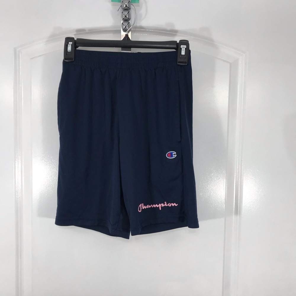 Champion Nike Boys Athletic Navy Gray Shorts Lot of 2 Size Medium CB-117